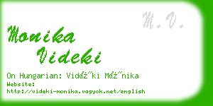 monika videki business card